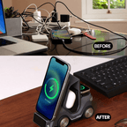 Charge Cruiser - 3 in 1 Wireless Charger with Clock