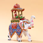 Handcrafted Ambrari Metal Elephant
