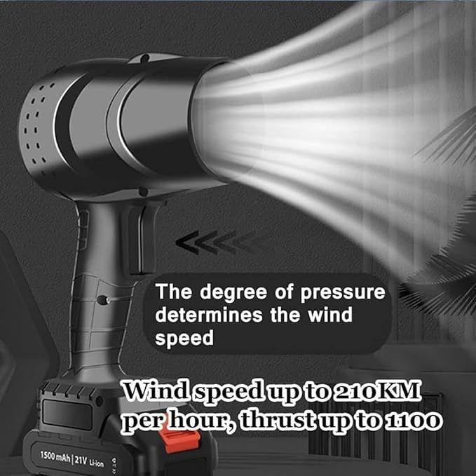 Turbojet Air Fan Car Dryer Air Blower Handheld High Powered Car Blower, Portable Cordless Car Dryer, Car Blower for Drying
