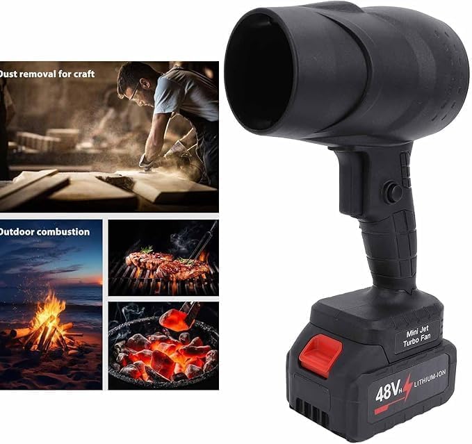 Turbojet Air Fan Car Dryer Air Blower Handheld High Powered Car Blower, Portable Cordless Car Dryer, Car Blower for Drying