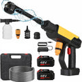 Cordless Portable Pressure Washer 48V 12000mAh | Adjustable Nozzle & 5M Hose Pipe | Car Wash, Bike Cleaning & Outdoor Use