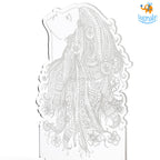 Girl Portrait Hologram Lamp