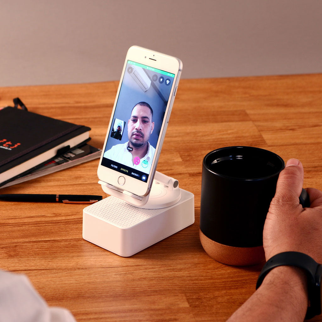 Vibe Stand - Phone Holder with Bluetooth Speaker
