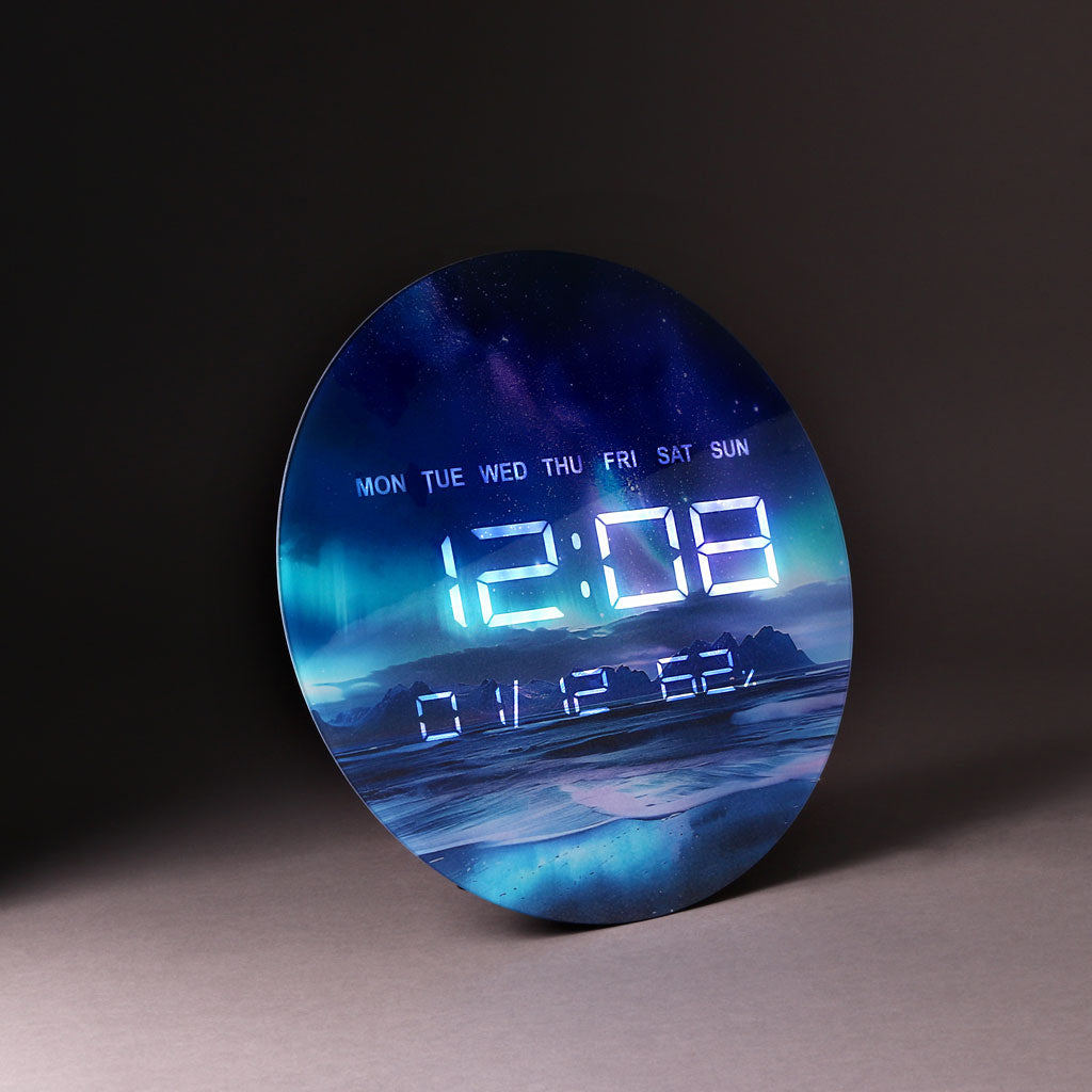 Northern Lights Clock