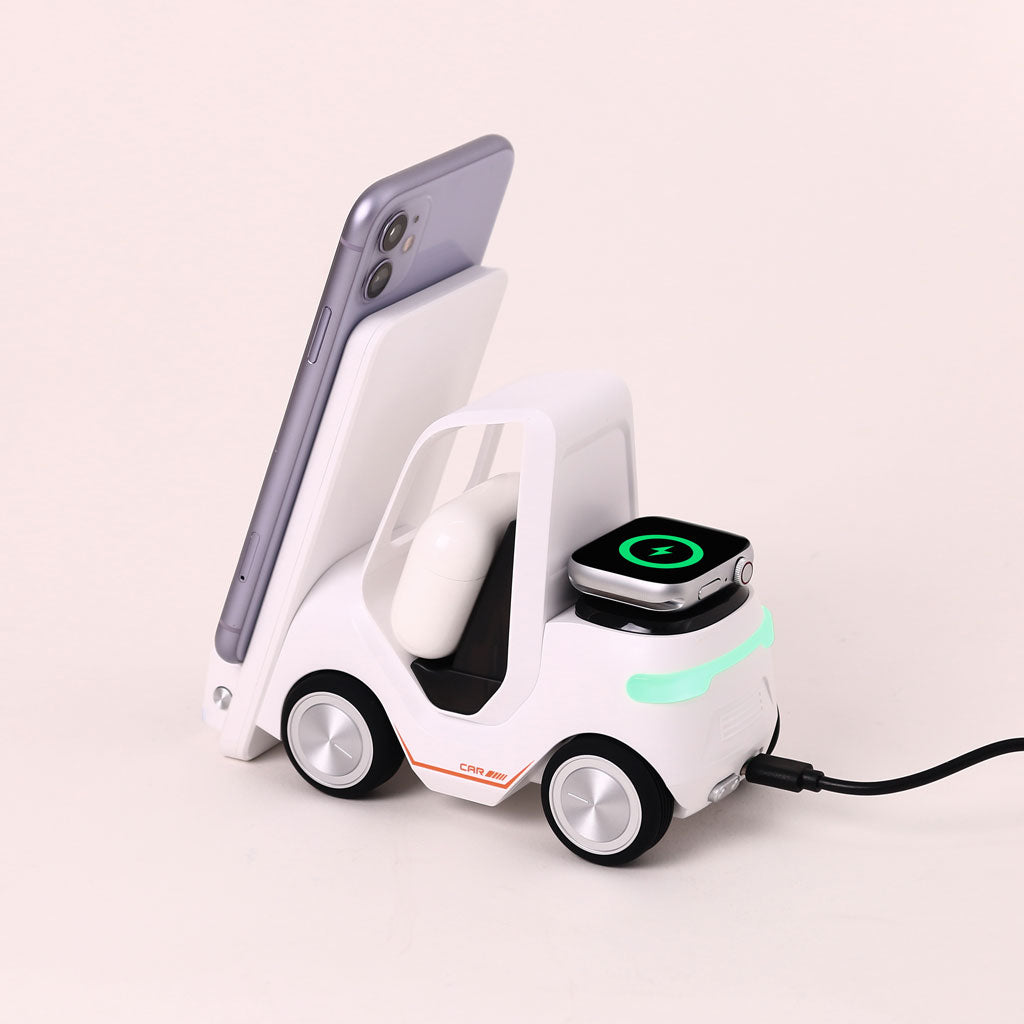 Charge Cruiser - 3 in 1 Wireless Charger with Clock