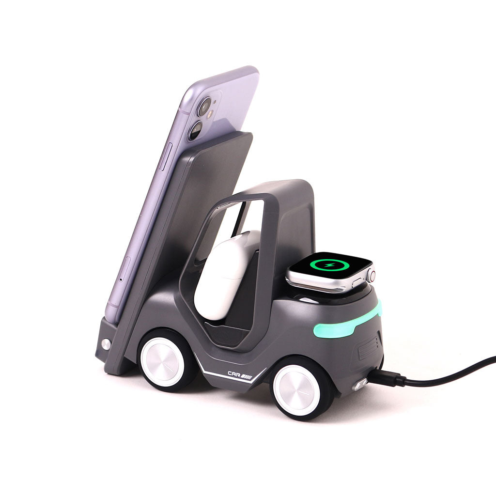 Charge Cruiser - 3 in 1 Wireless Charger with Clock