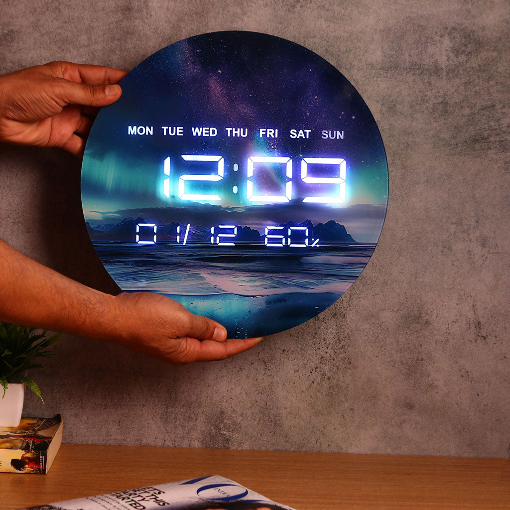 Northern Lights Clock