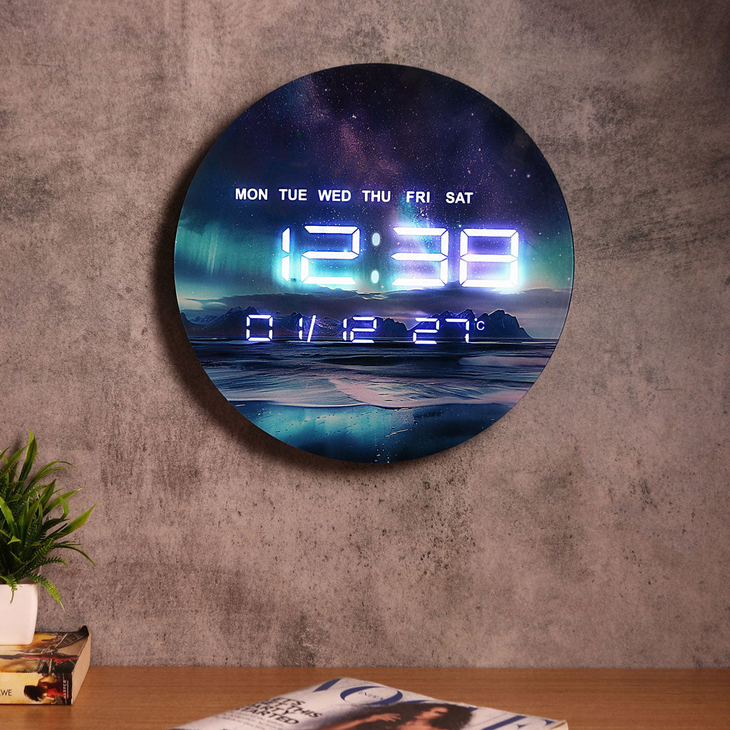Northern Lights Clock