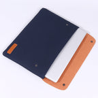 Leather & Canvas Laptop Sleeve
