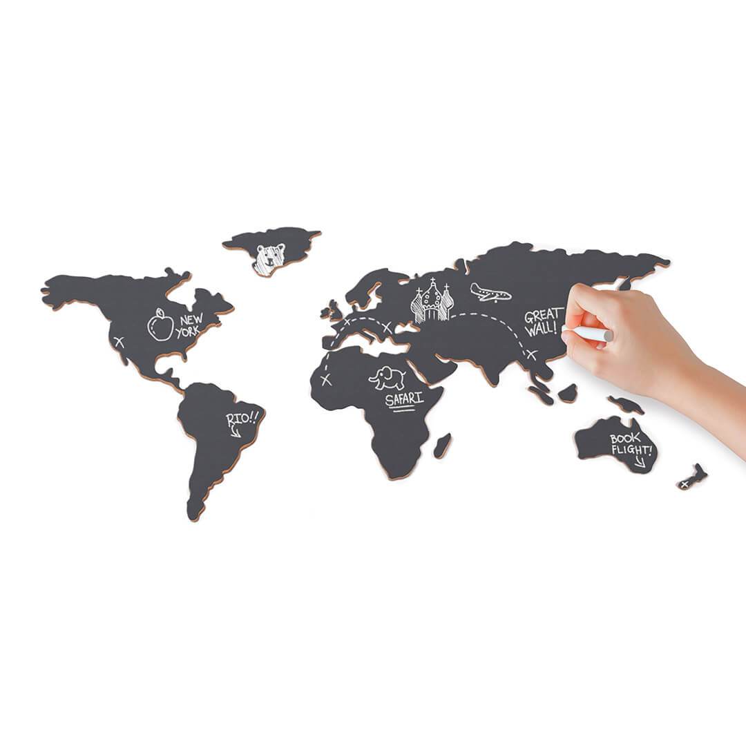 Chalkboard Map DIY