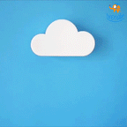 Cloud Magnetic Keychain Holder