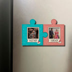 Personalized Puzzle Pieces Wooden Fridge Magnet