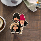 Personalized Caricature Wooden Fridge Magnet