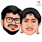 Personalized Caricature Wooden Fridge Magnet