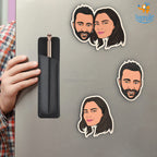 Personalized Caricature Wooden Fridge Magnet