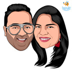 Personalized Caricature Wooden Fridge Magnet