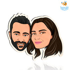 Personalized Caricature Wooden Fridge Magnet