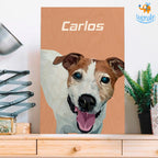 Personalized Pets Caricature Wooden Portrait