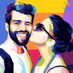 Personalized Pop Art Wooden Frame