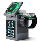 Pixel Dock - 5 in 1 Wireless Charger with Speaker and Clock