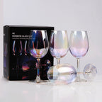 Rainbow Wine Glasses - Set of 4