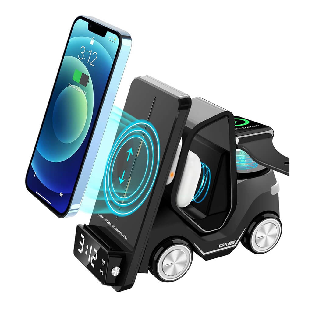 Charge Cruiser - 3 in 1 Wireless Charger with Clock