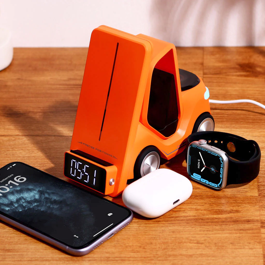 Charge Cruiser - 3 in 1 Wireless Charger with Clock